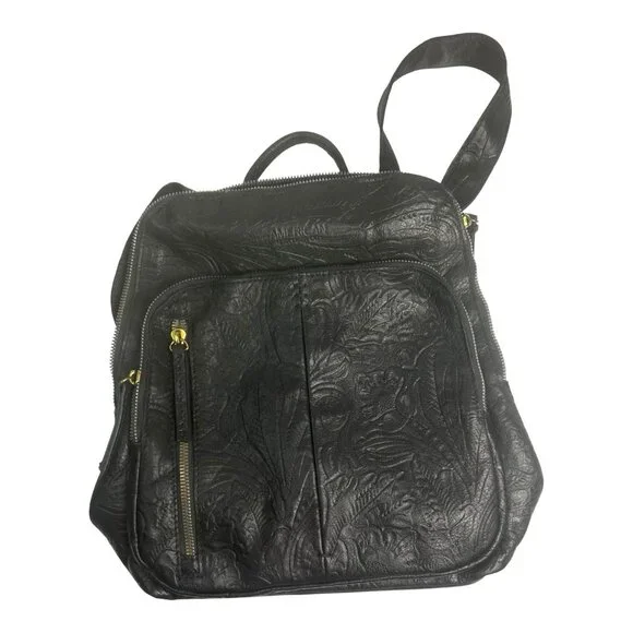 American Leather Co Black Cleveland Midsize Backpack Amazon.com | American Leather Co. Cleveland Midsize Backpack  main image 3